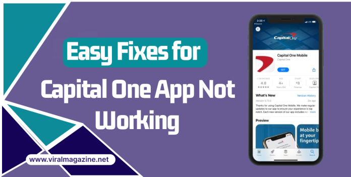 Easy Fixes for Capital One App Not Working