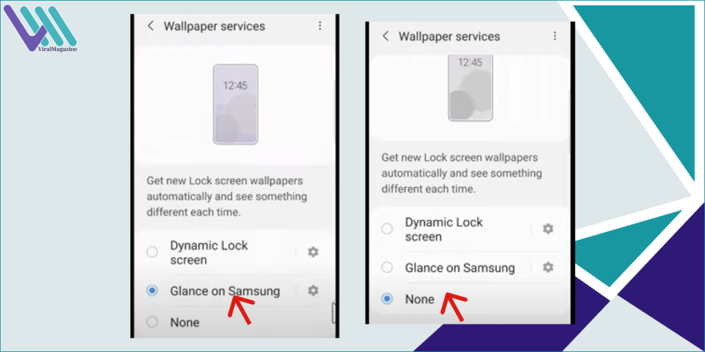 how to stop glance in samsung. viralmagazine