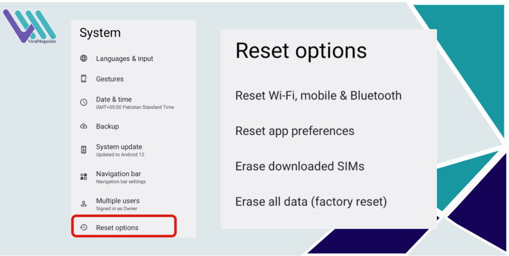 Reset System Settings To Resolve Software Bugs