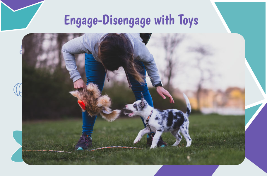 engage-disengage with toys