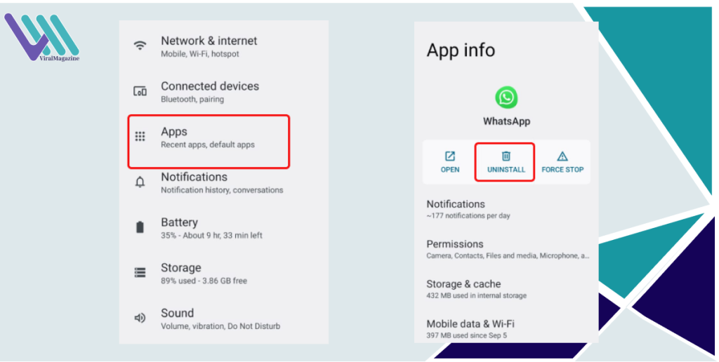 Free up space and clear old Apps and Malicious Software